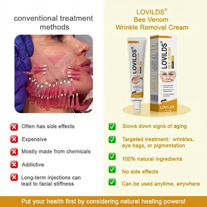 LOVILDS® Bee Venom Wrinkle Removal Cream 👨‍⚕️ Made and Shipped from US✅