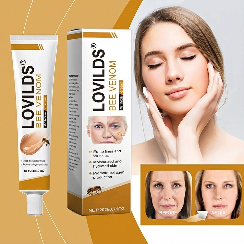 LOVILDS® Bee Venom Wrinkle Removal Cream 👨‍⚕️ Made and Shipped from US✅