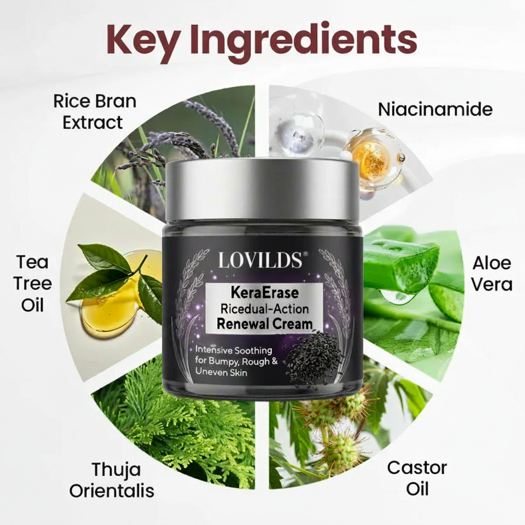 LOVILDS® KeraErase Ricedual-Action Renewal Cream
