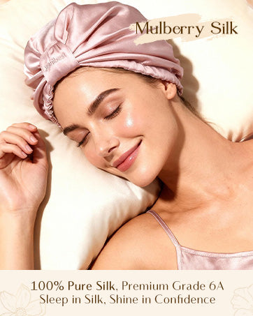 LOVILDS™ Silk Bow Sleep Bonnet-Trending Sleep Cap That Protects & Beautifies Your Hair