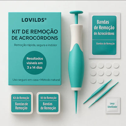 LOVILDS®- Kit para remoção de verrugas na pele