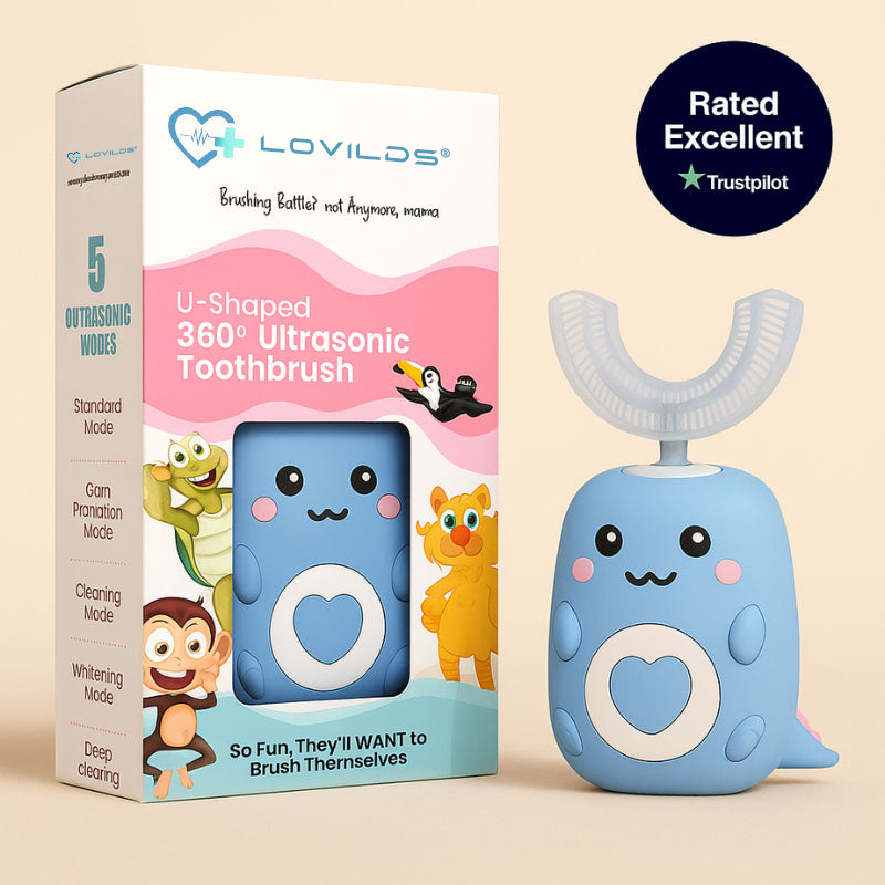 LOVILDS®-Shaped 360 ° Ultrasonic Toothbrush