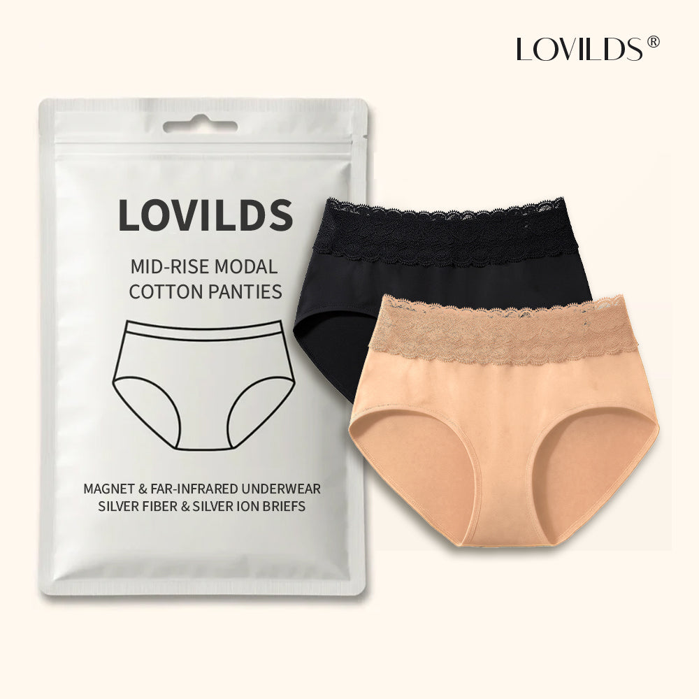 Advanced Silver Ion Antibacterial Panties｜Far Infrared & Magnetic · Odor Control