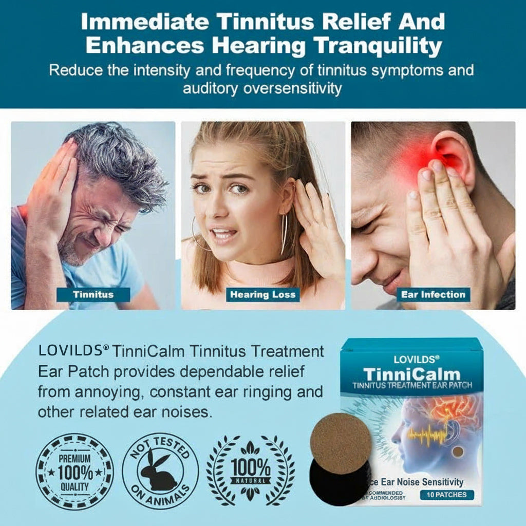 LOVILDS® Tinnitus Treatment Ear Patch.Christmas offers are now on!