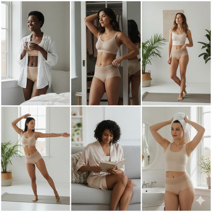 Advanced Silver Ion Antibacterial Panties｜Far Infrared & Magnetic · Odor Control