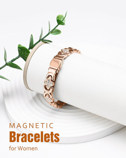 🔥Hot Sale-Copper Bracelets for Women. Pure Copper Magnetic Bracelet with 3800 Gauss Effective Magnets