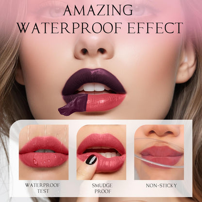 Peel-off lip gloss, matte peel-off lip color,non-sticky tattoo-style lip color,highly pigmented waterproof lip makeup