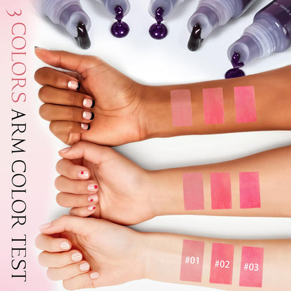 Peel-off lip gloss, matte peel-off lip color,non-sticky tattoo-style lip color,highly pigmented waterproof lip makeup