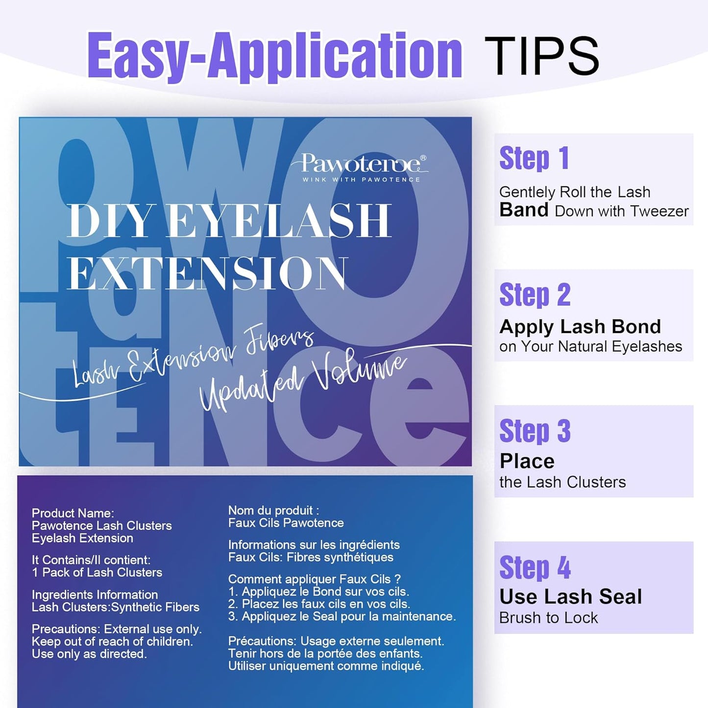 Extension Kit DIY 280pcs Lash Clusters Eyelash Extension Kit, 9-16mm 30D 40D Individual Lashes Kit with Lash Bond and Seal, Lash Tweezers for Self Use