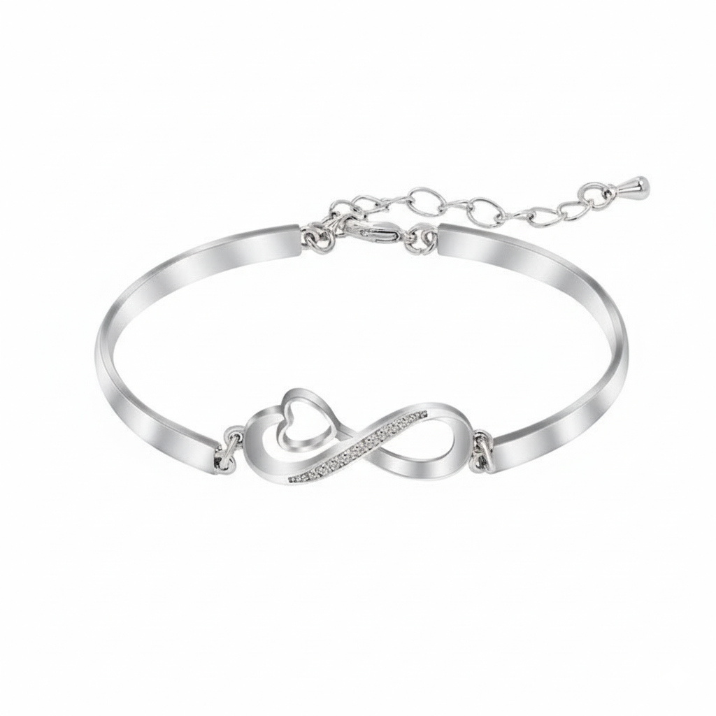 To My Daughter- Keep Me In Your Heart Infinity Bracelet