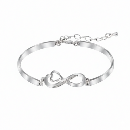 To My Daughter- Keep Me In Your Heart Infinity Bracelet