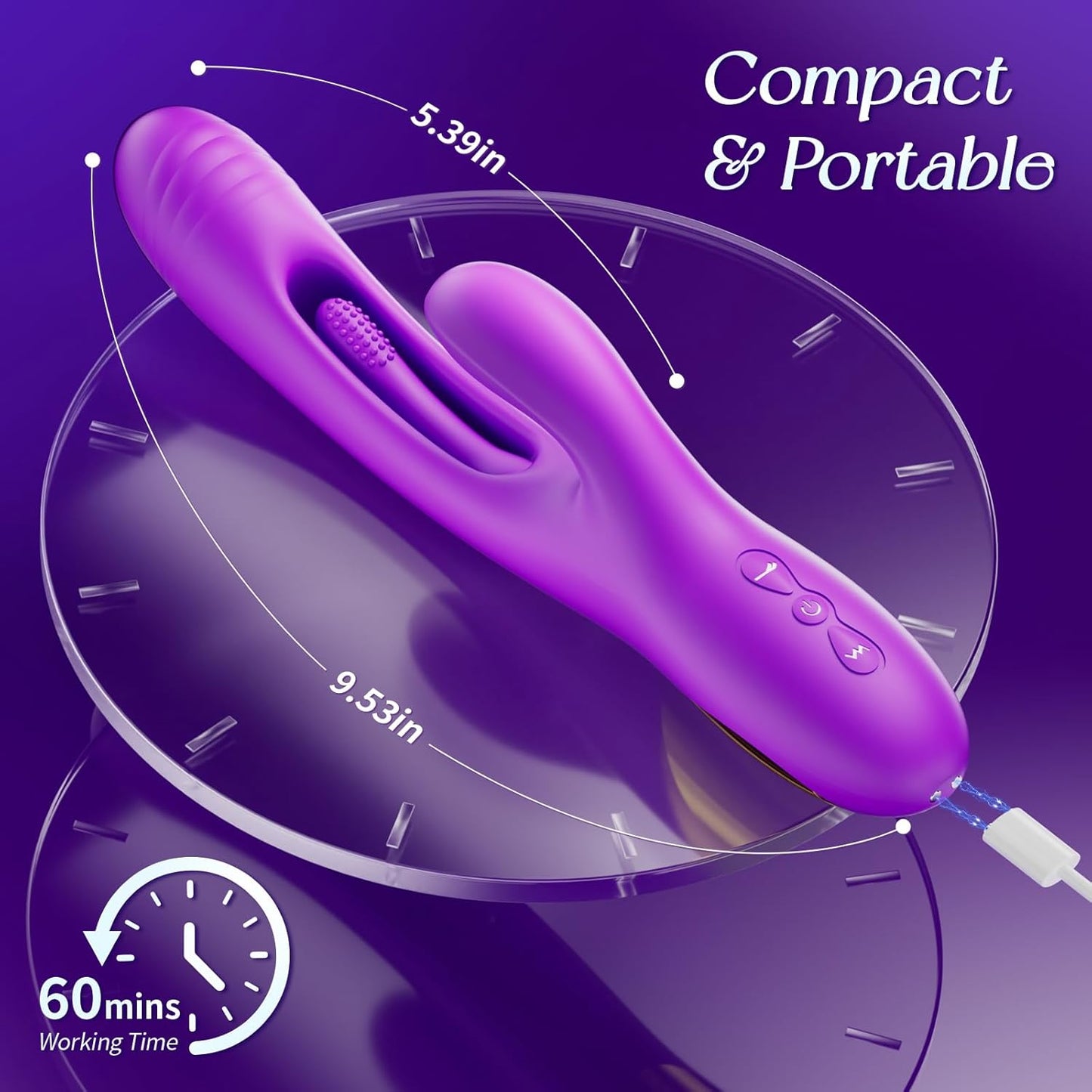 LOVILDS™ Dual-Motor G-Spot Stimulator with 10+ Modes & Deep Pulse Tech