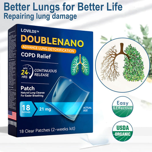 🫁✅FDA Approved LOVILDS™ Double Nano COPD Relief Patch (💝 Cough, wheezing, shortness of breath, sputum, stuffy nose, bronchitis, bronchitis, allergy symptoms, lung discomfort🫁)